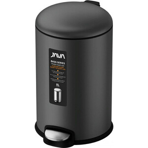 

Ведро для мусора Java 8 л, графит (S-885-8Q), 8 л, графит (S-885-8Q)