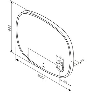 фото Зеркало am.pm func 100х80 подсветка, ик-сенсор (m8fmox1003sa)