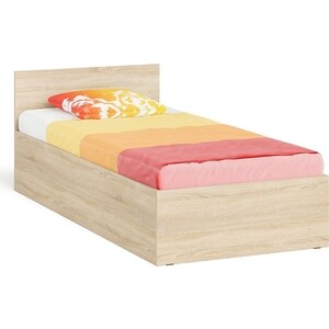 Кровать СВК Мори 090, цвет дуб сонома (1026915) односпальная кровать мерлен дуб сонома