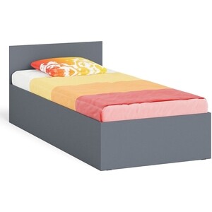 Кровать СВК Мори 090, цвет графит (1026899) кровать с ящиками свк мори 090 графит 1026904