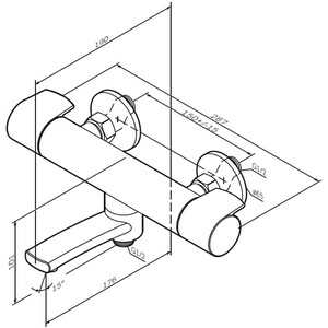 Термостат для ванны Am.Pm X-Joy хром (F85A50000)