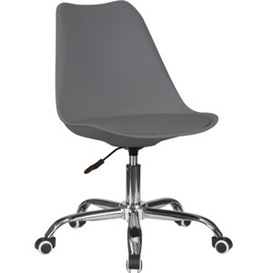 Офисное кресло для персонала Dobrin MICKEY LMZL-PP635D темно-серый офисное кресло для персонала dobrin monty lm 9800 коричневый