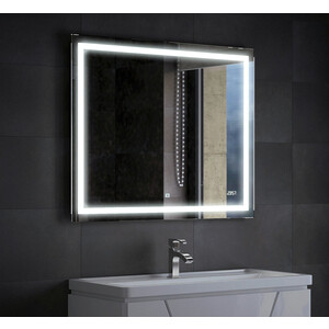 Зеркало Corozo Барго 100х80 подсветка, сенсор, белое (SD-00001187)