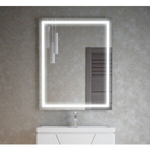 Зеркало Corozo Барго 60х80 подсветка, сенсор, белое (SD-00001116) зеркало corozo барго 80х60 подсветка сенсор белое sd 00001117