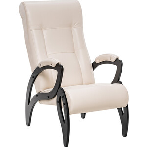 Кресло Leset Модель 51, венге, экокожа Polaris Beige банкетка мебелик оливия экокожа молочный венге п0001784