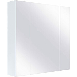 Зеркальный шкаф Sanstar 90х70 белый (40.1-2.4.1.)