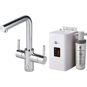 Смеситель для кухни InSinkErator AquaHot с системой мгновенного приготовления кипяченой воды, хром (F-4N1L-C) кран для питьевой воды lemark villa lm4840b