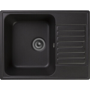 Кухонная мойка Reflection Prima RF0460BL черная кухонная мойка ulgran трюфель prima 605 06