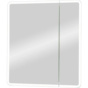 фото Зеркало-шкаф reflection chill 70х80 подсветка, датчик движения, белый (rf2314ch)