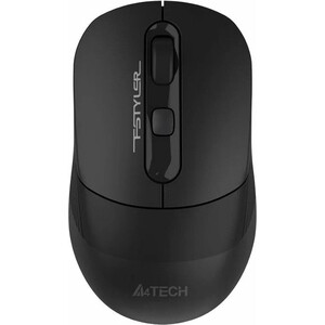 Мышь беспроводная A4Tech Fstyler FB10C black (USB, оптическая, 2400dpi, 6but) (FB10C STONE BLACK) мышь беспроводная a4tech fstyler fb10c чёрный usb радиоканал