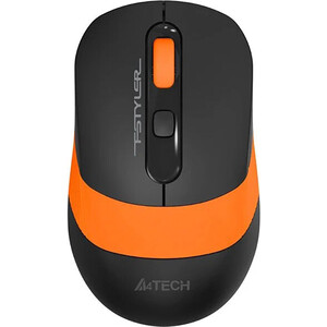 Мышь беспроводная A4Tech Fstyler FG10S black/orange (USB, оптическая, 2000dpi, 4but, silent) (FG10S ORANGE) Fstyler FG10S black/orange (USB, оптическая, 2000dpi, 4but, silent) (FG10S ORANGE) - фото 1