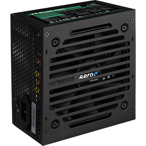 Блок питания Aerocool 600W VX PLUS 600W (ATX, 20+4 pin, 120mm fan, I/O Switch, 4xSATA) (VX PLUS 600) блок питания gamemax vp 600 rgb modular 600w 600w