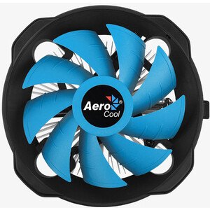 фото Кулер для процессора aerocool bas u-pwm для socket 115x/775/am4/am2+/am3/am3+/fm1/fm2/fm2+/am2, 120мм, 2000rpm, 26.3 дба, 110w, 4-pin pwm, al