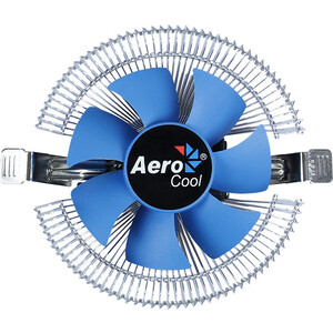 Кулер для процессора Aerocool Verkho i 90W (4пин, 775/1155, 12.2-29.7дБ, 1200-2500об/мин, Al PWM/ Clip) кулер для процессора aerocool verkho 1 3p