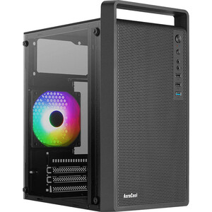 

Корпус Aerocool MiniTower CS-109-G-BK-v1 black (4711099472376) (без блока питания), MiniTower CS-109-G-BK-v1 black (4711099472376) (без блока питания)