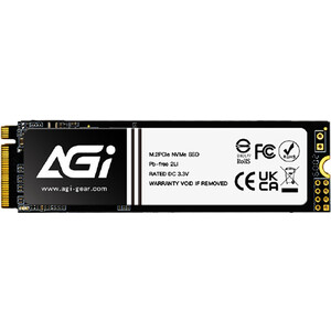 фото Накопитель agi ssd agi ai198 512gb m.2 pci-e 4.0 (agi512g44ai818)