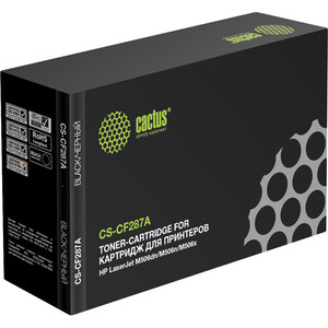 Картридж Cactus CS-CF287A black ((9000стр.) для HP LaserJet M506dn/M506n/M506x) (CS-CF287A)
