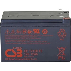 Батарея CSB GP12120 F2 12V 12Ah wbr батарея gp12120 12v 12ah