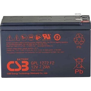 Батарея CSB GPL1272 F2 12V 7.2Ah батарея csb gpl1272 f2 fr