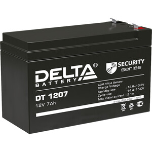 Батарея Delta 12V 7Ah (DT 1207) батарея delta 12v 5ah hr 12 21 w