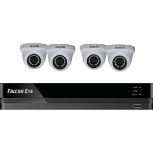 Комплект видеонаблюдения Falcon Eye FE-104MHD KIT Дом SMART комплект видеонаблюдения 4ch 4cam kit fe 104mhd dom smart falcon eye