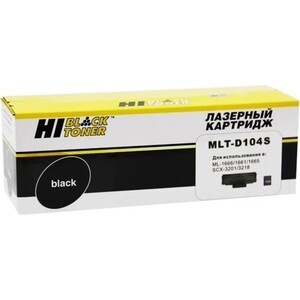Картридж Hi-Black HB-MLT-D104S aquamarine white box картридж для samsung mlt d104s ml1660 1661 1665 1666 scx3201 1 5k совместимый