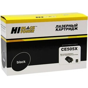 Картридж Hi-Black № 05X тонер картридж увеличенной емкости xerox 106r01595 phaser 6500 wc 6505 пурпурный 2500 стр аналог артикулу 106r01602 нужен чип