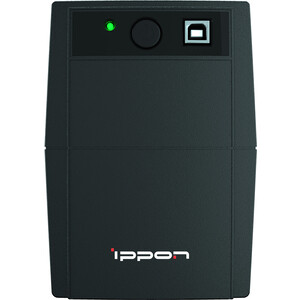 ИБП Ippon Back Basic 850S Euro black (линейно-интерактивный, 850VA, 480W, 3xEURO, USB) (1373876) ибп cyberpower ups line interactive bs850e new 850va 480w usb 4 4 euro bs850e new