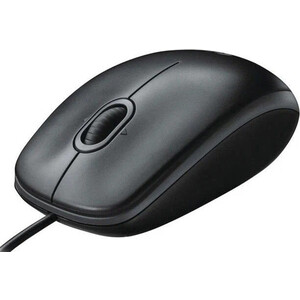 Мышь Logitech B100 black (USB, оптическая, 800dpi, 2but) (910-006605) B100 black (USB, оптическая, 800dpi, 2but) (910-006605) - фото 2