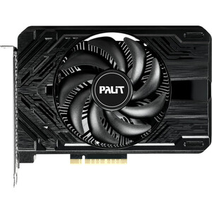 Видеокарта Palit NVIDIA GeForce RTX 4060 PA-RTX4060 STORMX 8GB GDDR6 (128-bit, DPx3 HDMI, RTL) (NE64060019P1-1070F) видеокарта palit nvidia geforce rtx 4060 stormx 8192mb