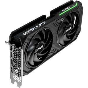 фото Видеокарта palit nvidia geforce rtx 4060ti dual oc 8gb gddr6 (128-bit, dpx3 hdmi, rtl) (ne6406tt19p1-1060d)