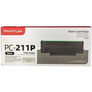 Картридж Pantum PC-211P black ((1600стр.) для P2200/P2500/M6500/M6600) (PC-211P) тонер pantum p2200 2500 m6500 6550 6600 для cactus