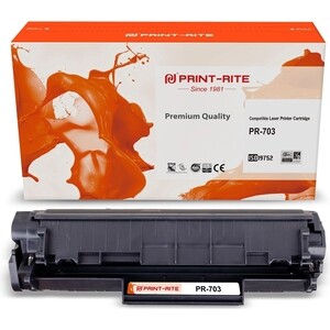 Картридж PRINT-RITE TFH724BPU1J PR-703 703 black ((2000стр.) для Canon LBP2900/3000Series) (PR-703) фотобарабан print rite 1829905 ной совместимый