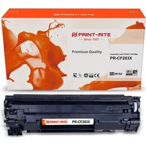 Картридж PRINT-RITE TFH862BPU1J1 PR-CF283X CF283X black ((2400стр.) для HP LJ Pro M225dn/M201/M202) (PR-CF283X) фотобарабан print rite 1829905 ной совместимый