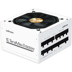 Блок питания Zalman 1000W TeraMax II (ATX12V v3.0, APFC, 12cm Fan, 80+ Gold Gen5, Full Modular, Retail) (ZM1000-TMX2 WH)