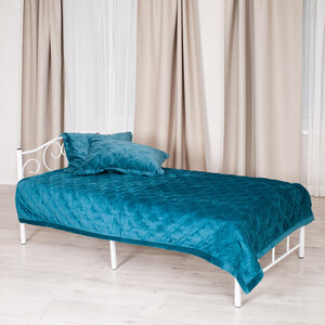 Кровать TetChair Кровать MALVA (mod. 9303) металл, 90*200 см (Single bed), White (белый) 19886 Кровать MALVA (mod. 9303) металл, 90*200 см (Single bed), White (белый) - фото 2