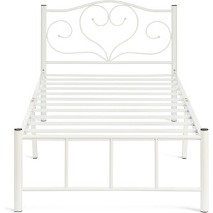 Кровать TetChair Кровать MALVA (mod. 9303) металл, 90*200 см (Single bed), White (белый) 19886 Кровать MALVA (mod. 9303) металл, 90*200 см (Single bed), White (белый) - фото 4