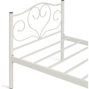 Кровать TetChair Кровать MALVA (mod. 9303) металл, 90*200 см (Single bed), White (белый) 19886 Кровать MALVA (mod. 9303) металл, 90*200 см (Single bed), White (белый) - фото 5