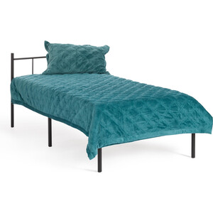 Кровать TetChair ROWENTA (mod. 9177) металл, 90*200 см (Single bed), Black (черный) односпальная кровать сандра металл 120х200 см