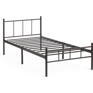 Кровать TetChair ROWENTA (mod. 9177) металл, 90*200 см (Single bed), Black (черный)