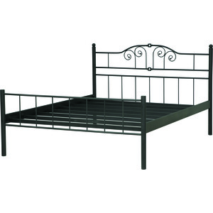 Кровать двойная ОЛМЕКО 42.26-01 Бостон (металл черный) (ML876879428) кровать двойная олмеко 42 30 мальта металл ml876880451