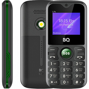 Мобильный телефон BQ 1853 Life Black+Green BQ 1853 Life Black+Green 1853 Life Black+Green - фото 1