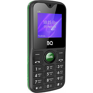 Мобильный телефон BQ 1853 Life Black+Green BQ 1853 Life Black+Green 1853 Life Black+Green - фото 2