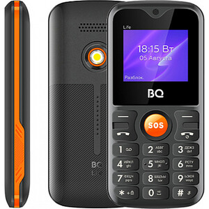 Мобильный телефон BQ 1853 Life Black+Orange BQ 1853 Life Black+Orange 1853 Life Black+Orange - фото 1