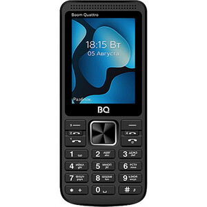 Мобильный телефон BQ 2455 Boom Quattro Чёрный BQ 2455 Boom Quattro Black - фото 2