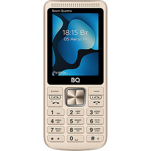 Мобильный телефон BQ 2455 Boom Quattro Золотой BQ 2455 Boom Quattro Gold - фото 2