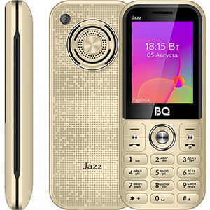Мобильный телефон BQ 2457 Jazz Золотой BQ 2457 Jazz Gold - фото 1