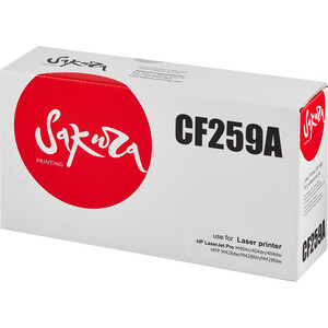 Картридж Sakura CF259A (59A) для HP, черный, 3000 к. картридж sakura tn217bk для brother 3000 к