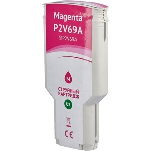 Картридж Sakura P2V69A (№730 Magenta) для HP, пурпурный, 300 мл. картридж sakura p2v69a 730 magenta для hp пурпурный 300 мл