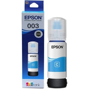 Чернила Epson 003 EcoTank синий чернила epson c13t00v298 3500стр синий